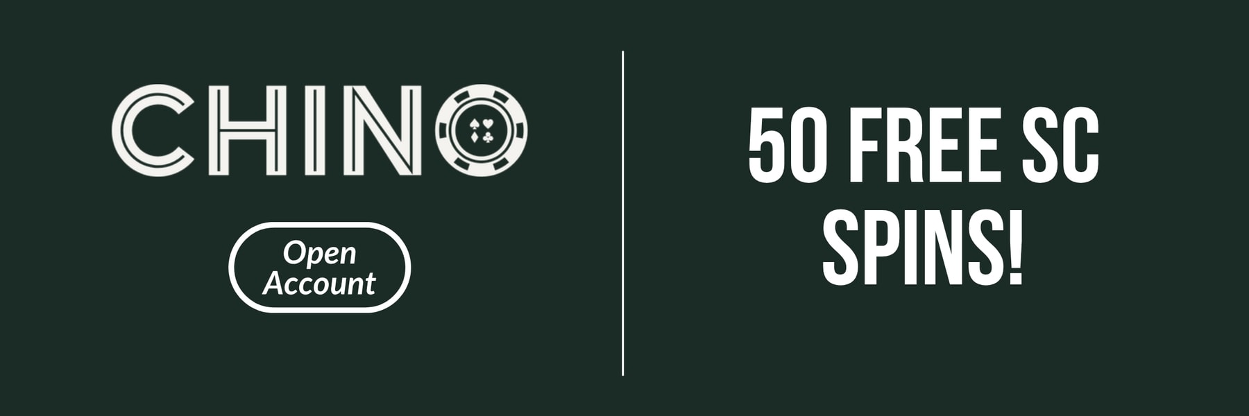 Chino — 50 Free SC Spins!