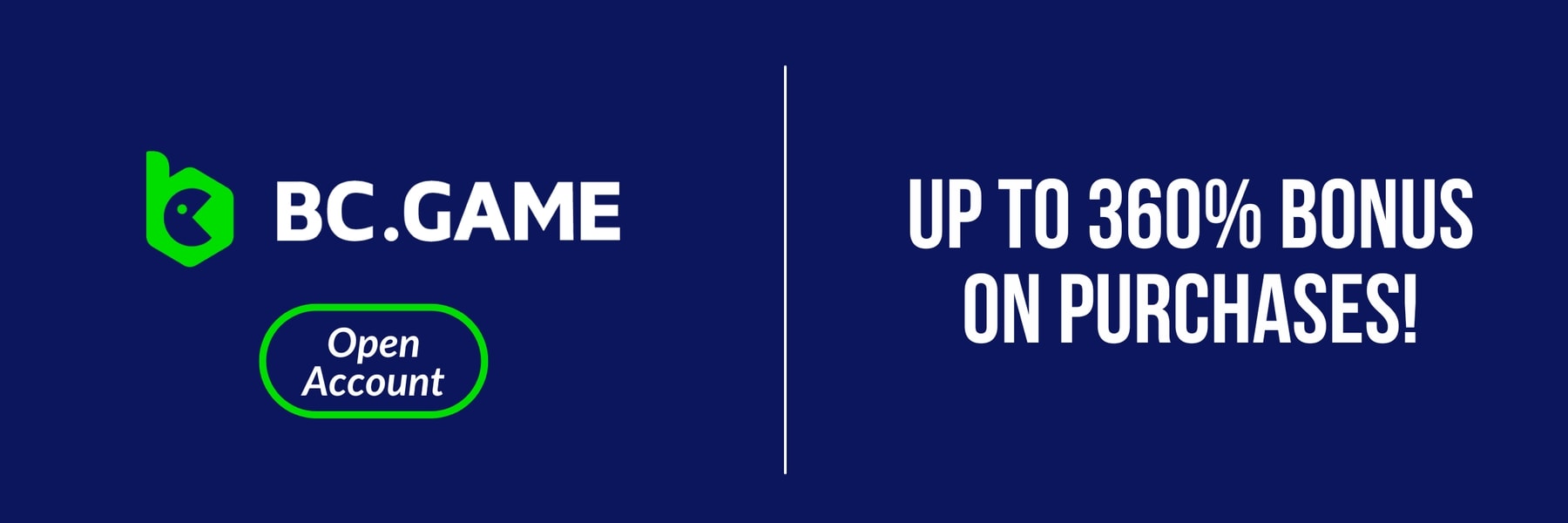 BCGame.US — Get Up to 360% Bonus On Purchases!