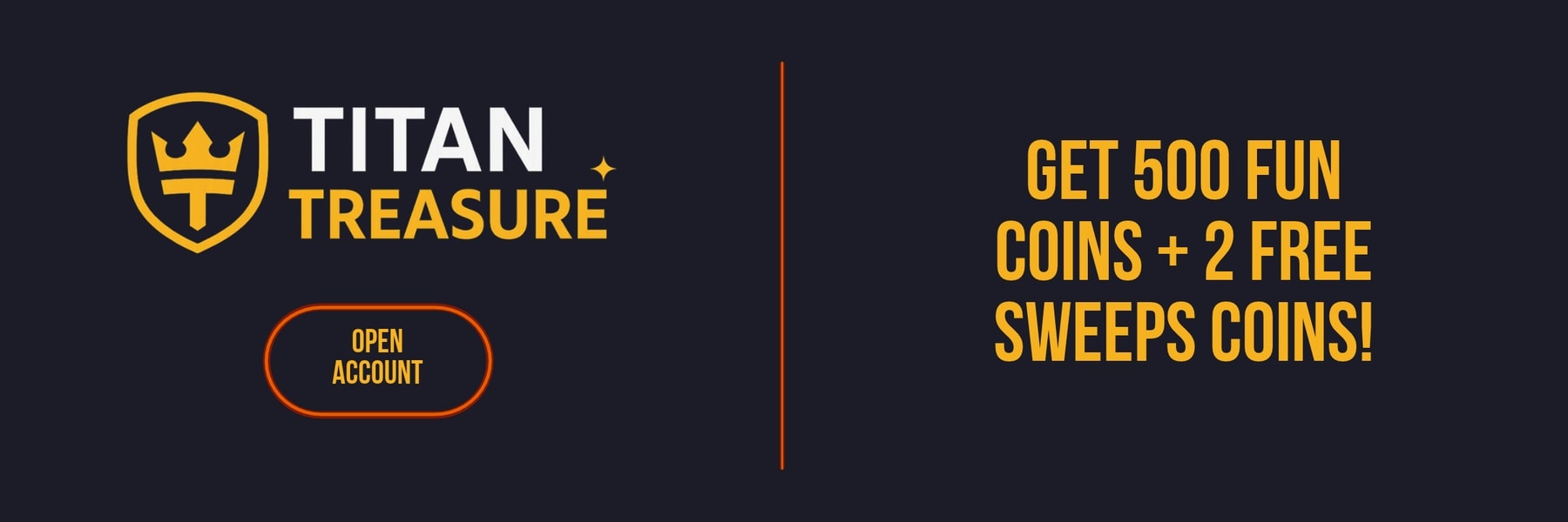TitanTreasure — Get 500 Fun Coins + 2 Free Sweeps Coins!
